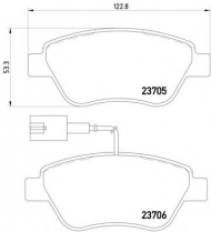 Комплект тормозных колодок HELLA PAGID 8DB 355 018-821