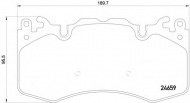 Комплект тормозных колодок HELLA PAGID 8DB 355 016-151