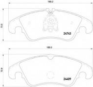 Комплект тормозных колодок HELLA PAGID 8DB 355 013-751