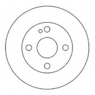 Тормозной диск BENDIX 562022B