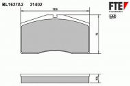 Комплект тормозных колодок FTE BL1627A2