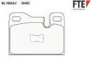 Комплект тормозных колодок FTE BL1085A2