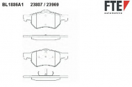 Комплект тормозных колодок FTE BL1886A1