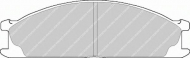 Комплект тормозных колодок FERODO FVR641