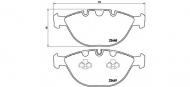 Комплект тормозных колодок BREMBO P 06 028