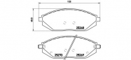 Комплект тормозных колодок BREMBO P 10 054