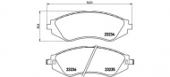 Комплект тормозных колодок BREMBO P 15 002