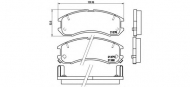 Комплект тормозных колодок BREMBO P 24 024