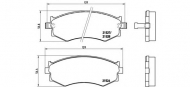Комплект тормозных колодок BREMBO P 30 002