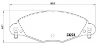 Комплект тормозных колодок BREMBO P 61 072