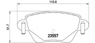 Комплект тормозных колодок BREMBO P 68 028