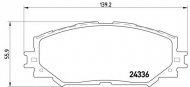Комплект тормозных колодок BREMBO P 83 082