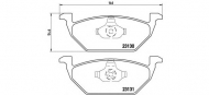 Комплект тормозных колодок BREMBO P 85 041