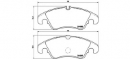 Комплект тормозных колодок BREMBO P 85 098