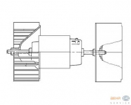 вентилятор HELLA 8EW 009 159-171