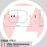 Комплект тормозных колодок ZIMMERMANN 23526.175.1