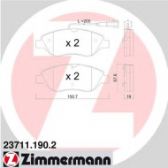 Комплект тормозных колодок ZIMMERMANN 23711.190.2