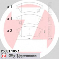 Комплект тормозных колодок ZIMMERMANN 25031.185.1