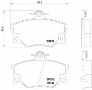 Комплект тормозных колодок HELLA 8DB 355 005-961