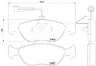 Комплект тормозных колодок HELLA 8DB 355 008-321