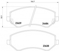 Комплект тормозных колодок HELLA 8DB 355 010-051