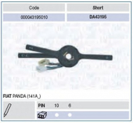 Переключатель MAGNETI MARELLI 000043195010