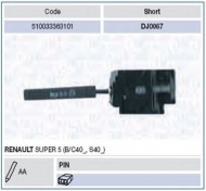 Переключатель MAGNETI MARELLI 510033363101