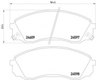 Комплект тормозных колодок HELLA 8DB 355 013-541