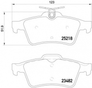 Комплект тормозных колодок HELLA 8DB 355 015-741