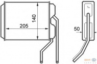 Теплообменник BEHR HELLA SERVICE 8FH 351 024-411
