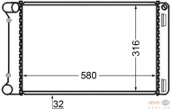 Теплообменник BEHR HELLA SERVICE 8MK 376 704-641