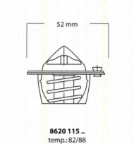 Термостат TRISCAN 8620 11588