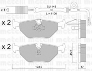 Комплект тормозных колодок METELLI 22-0210-1K