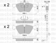 Комплект тормозных колодок METELLI 22-0557-0K