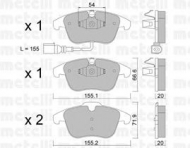 Комплект тормозных колодок METELLI 22-0675-1