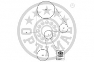 Ременный комплект OPTIMAL SK-1211