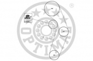 Ременный комплект OPTIMAL SK-1314