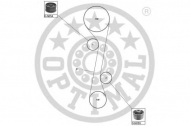 Ременный комплект OPTIMAL SK-1651