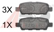 Комплект тормозных колодок A.B.S. 37321 OE