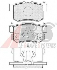 Комплект тормозных колодок A.B.S. 37510