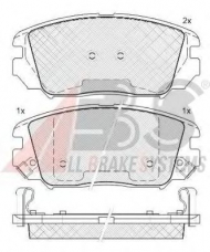 Комплект тормозных колодок A.B.S. 37525 OE