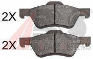 Комплект тормозных колодок A.B.S. 37673 OE