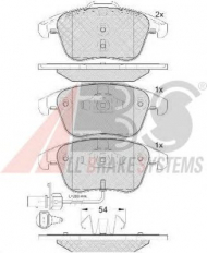 Комплект тормозных колодок A.B.S. 37675