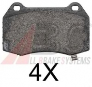 Комплект тормозных колодок A.B.S. 37715 OE