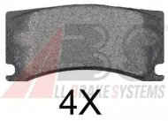 Комплект тормозных колодок A.B.S. 37765 OE