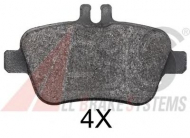 Комплект тормозных колодок A.B.S. 37905