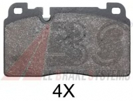 Комплект тормозных колодок A.B.S. 37959
