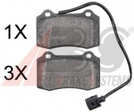 Комплект тормозных колодок A.B.S. 38592 OE