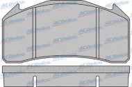 Комплект тормозных колодок ACDelco AC0581177D