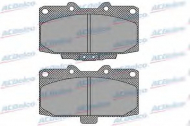 Комплект тормозных колодок ACDelco AC0581453D